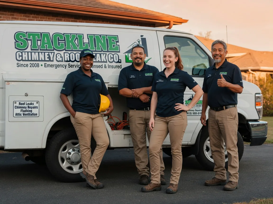 Chimney flashing repair company in Harrisburg, NE